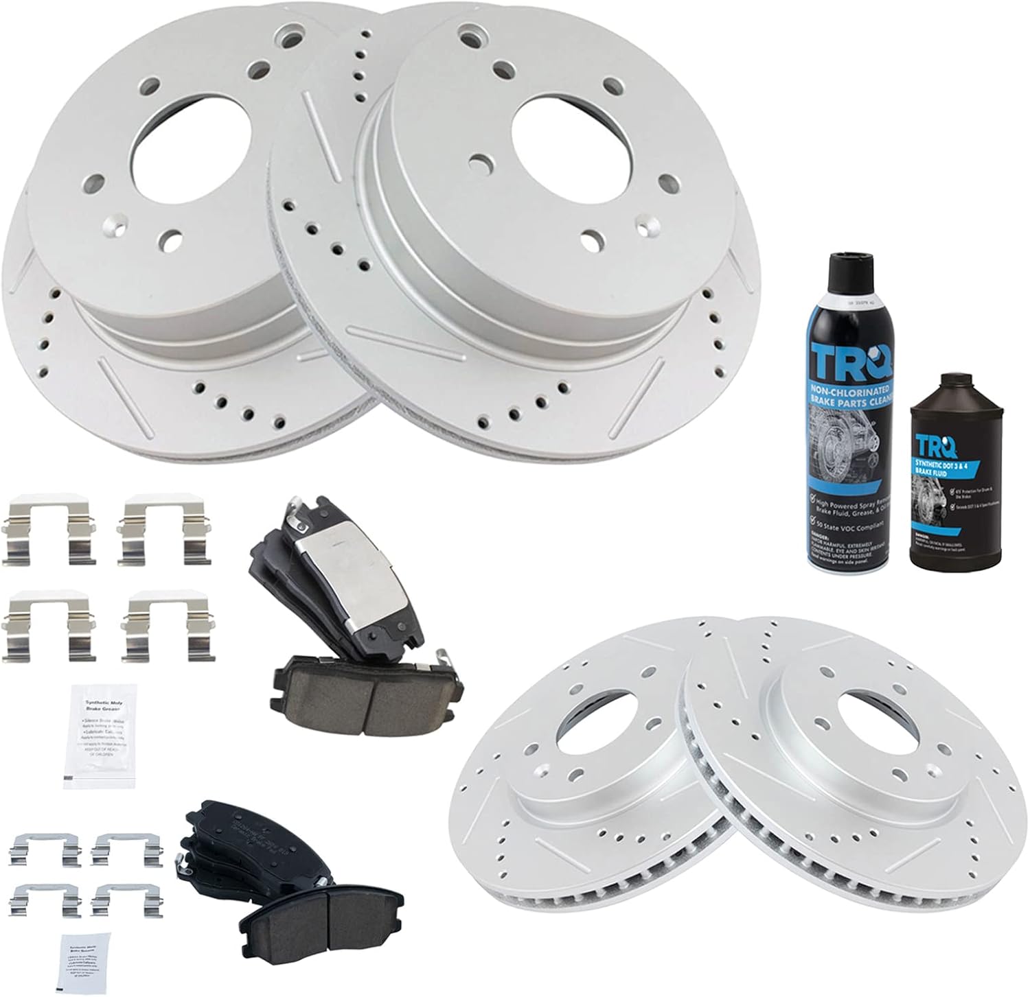 Performance Ceramic Brake Pad & Rotor Kit for Captiva Sport