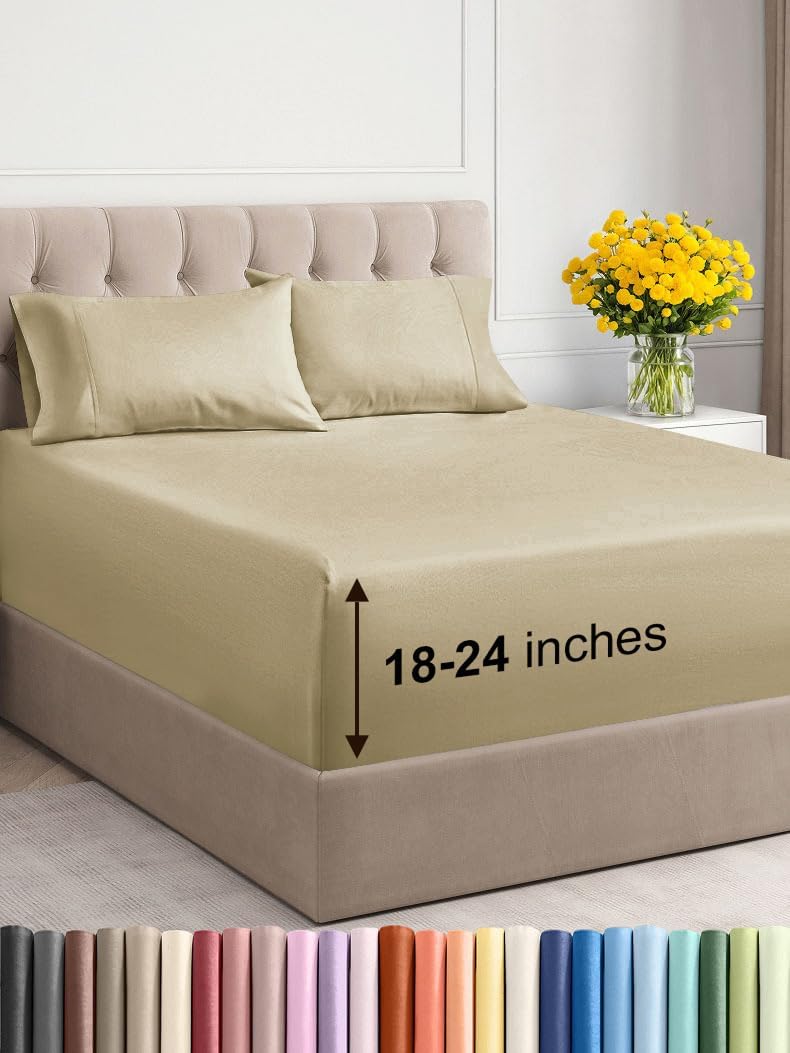 Extra Deep Twin XL Sheet Set for Ultimate Comfort and Fit