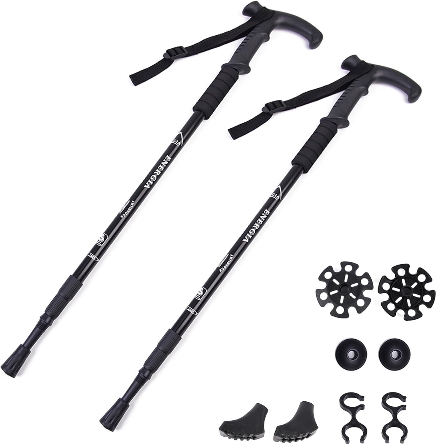 ThreeH Lightweight Trekking Poles: Anti-Slip, Adjustable