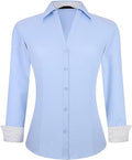 WARHORSEE Womens Button Down Shirt for Business Casual Wear