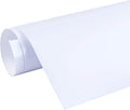 24in x 50 ft Repositionable Glossy White Adhesive Vinyl Roll - Easy