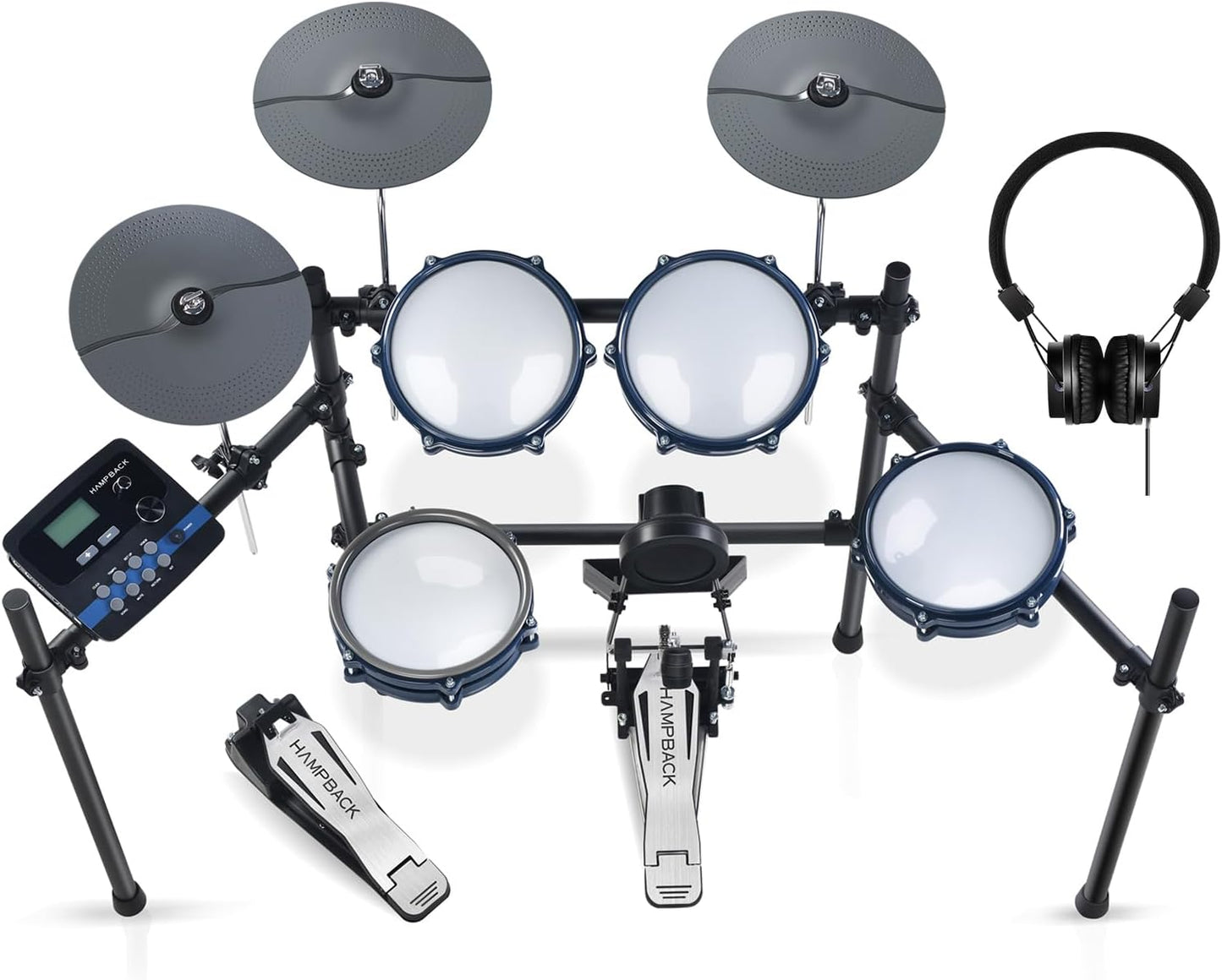 ACE-301 Electric Drum Set for Beginners with Mesh Pads