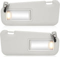 Left Driver & Right Passenger Sun Visor for Mazda 3 2010-2013 - Gray
