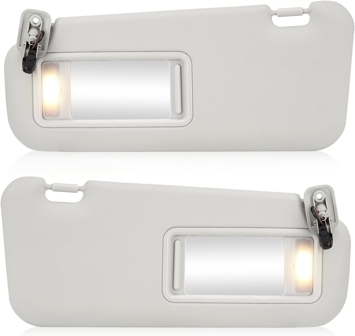 Left Driver & Right Passenger Side Sun Visor for Mazda 3 2010-2013