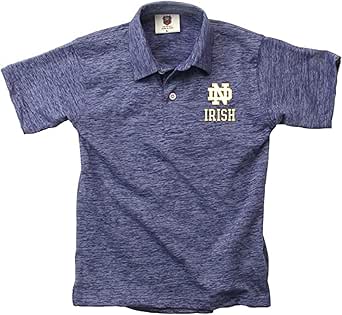 Boys College Sports Fan Short Sleeve Polo for Active Kids