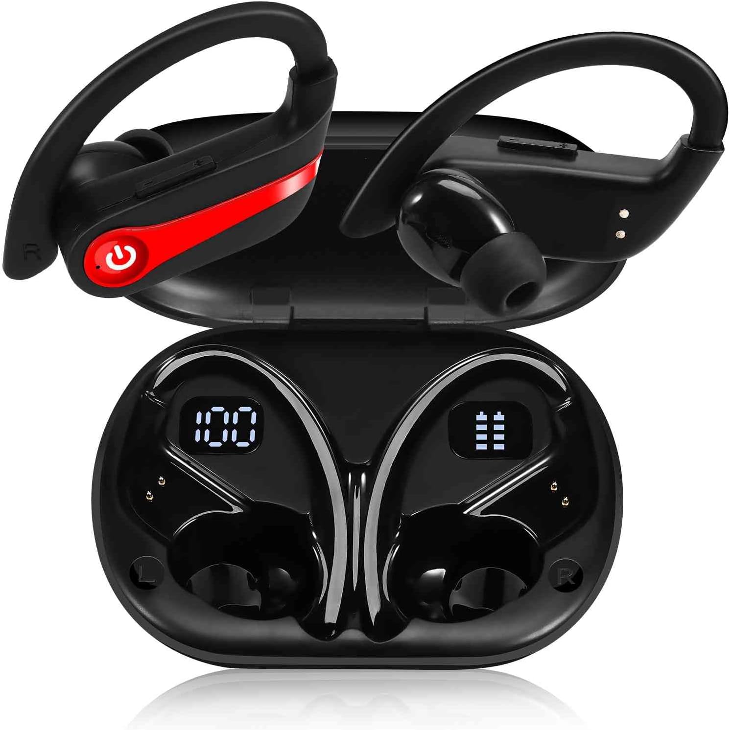 200H Playtime UrbanX Bluetooth Earphones - Red