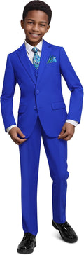 Boys' Formal Slim Fit Suit Set - Complete Adjustable (Style H2CN)