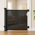 Retractable Baby Gate 35in Tall, 55in Wide - Space-Saving Safety