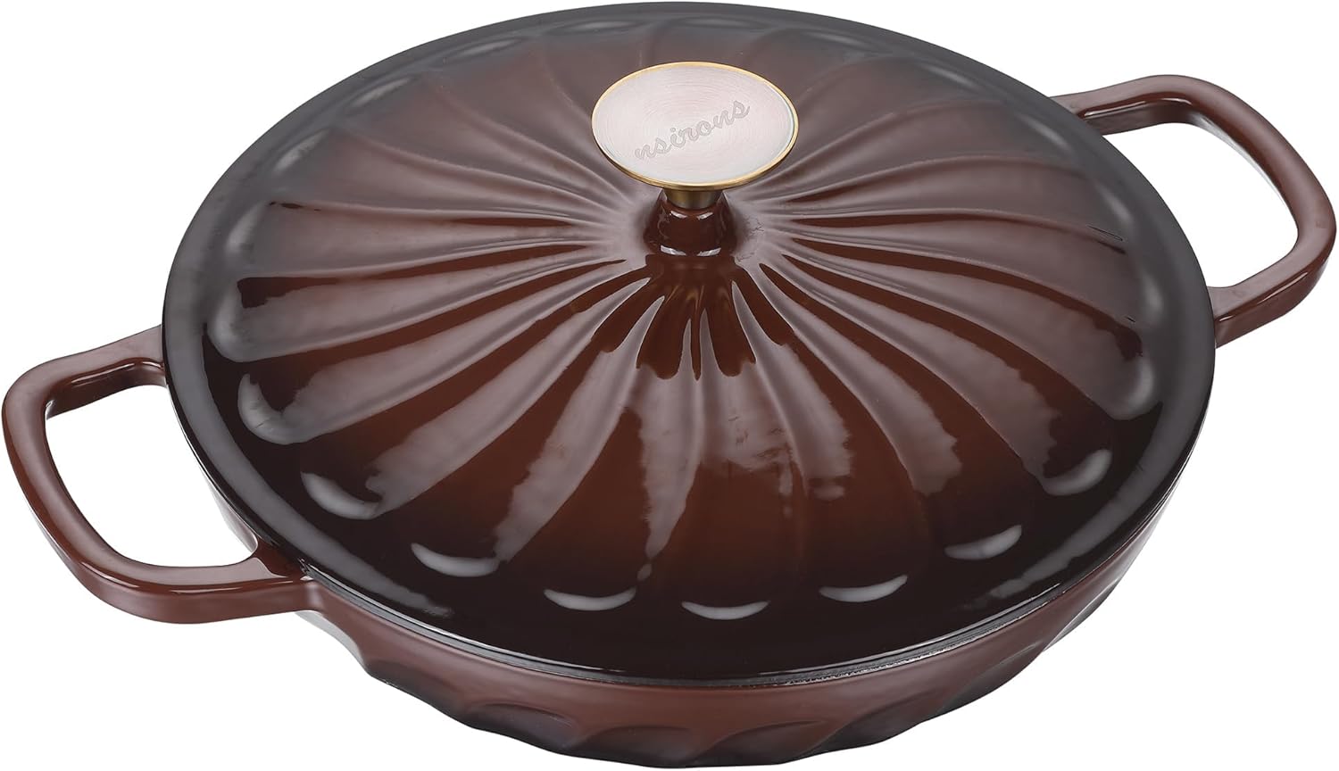 Enameled Cast Iron Braiser for Delicious Meals and Serving