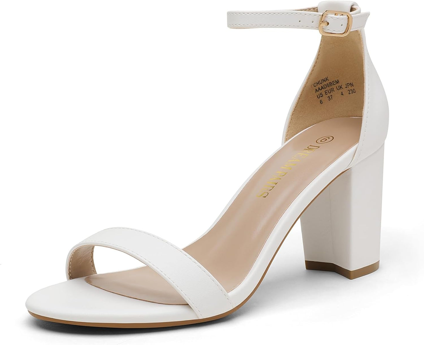 DREAM PAIRS Women's Chunk Low Heel Pump Sandals for Every Occasion