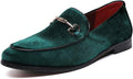 Chic Penny Loafer Shoes for Men - Plush Velvet Slip-ons