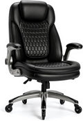 COLAMY Executive Office Chair with Thick Bonded Leather Comfort
