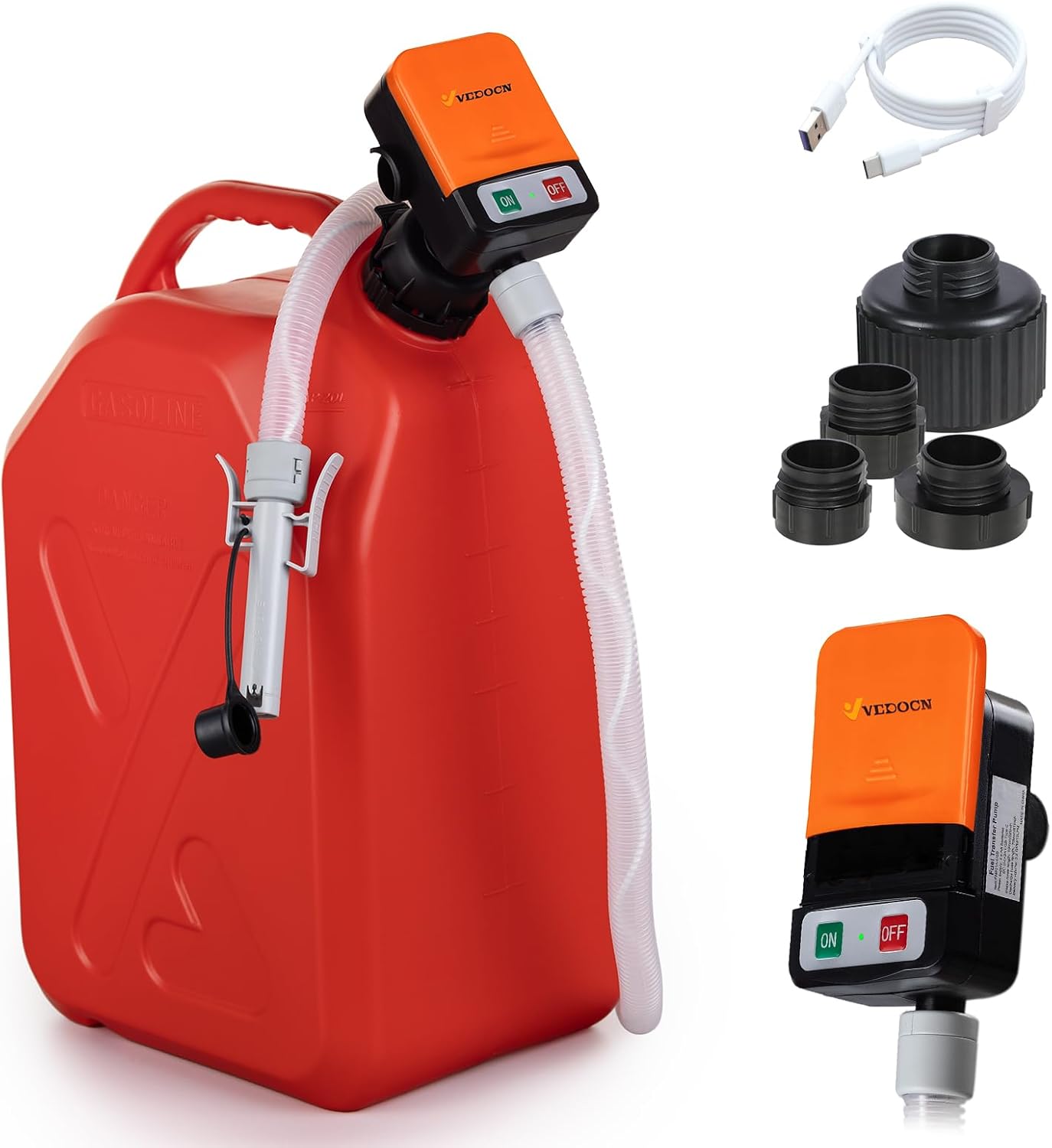 Automatic Fuel Transfer Pump with Auto-Stop for Safe Use