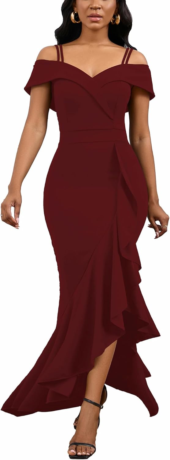 2025 Women's Sexy Elegant Formal Dress for Wedding Guests
