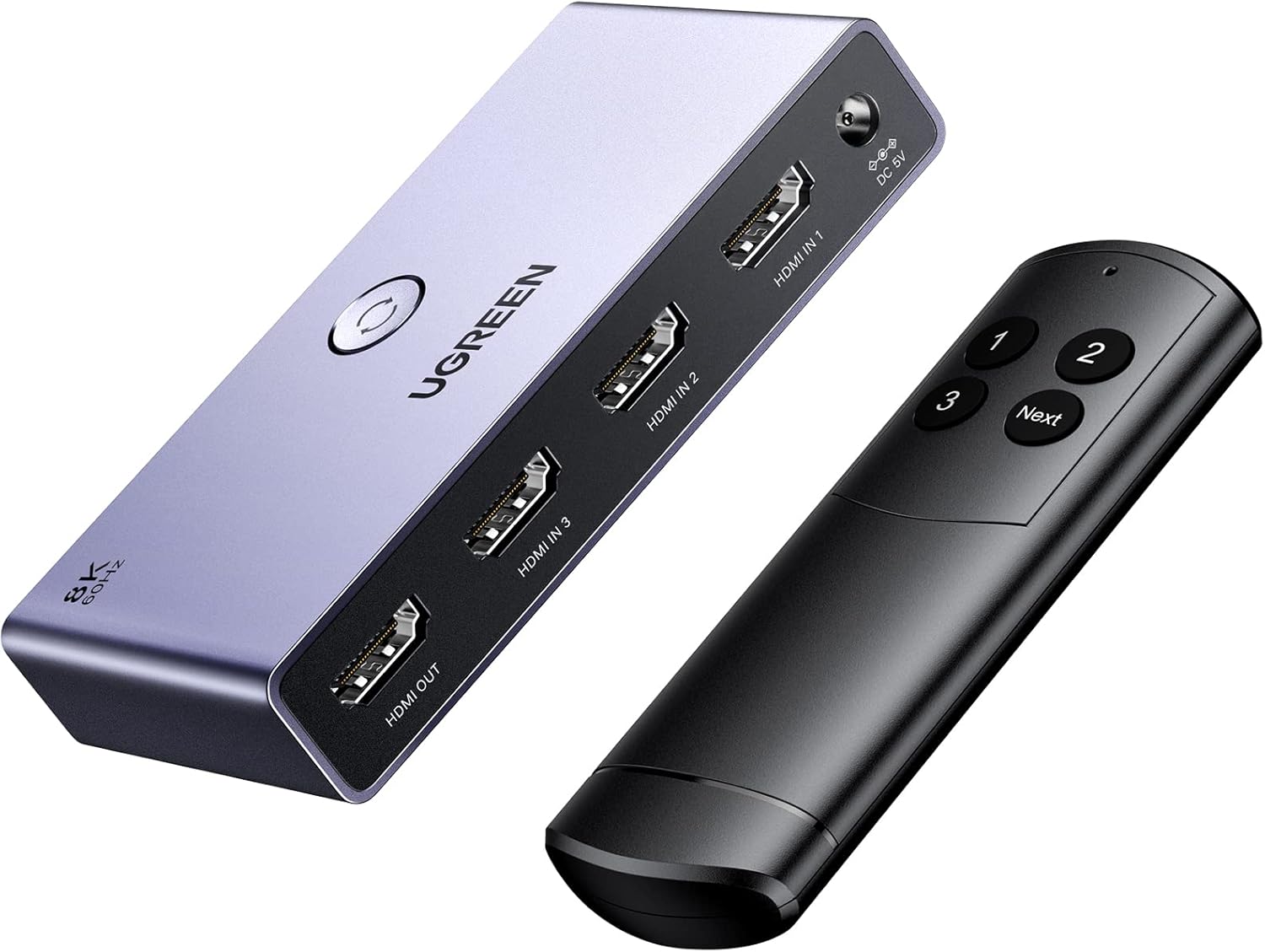 UGREEN HDMI 2.1 Switch for Ultra HD 8K@60Hz Gaming Experience