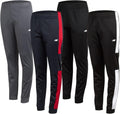 Boys Sweatpants 4-Pack Active Tricot Joggers - Durable Everyday Wear
