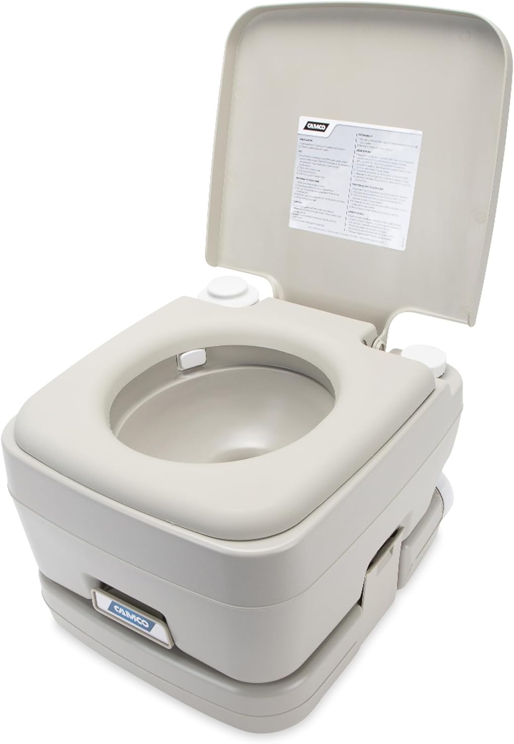Camco Portable Travel Toilet - Leak-Proof Odor Control