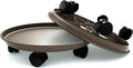 Plant Caddy with Wheels 15.5 in - 2 Pack Heavy Duty Plant Dolly