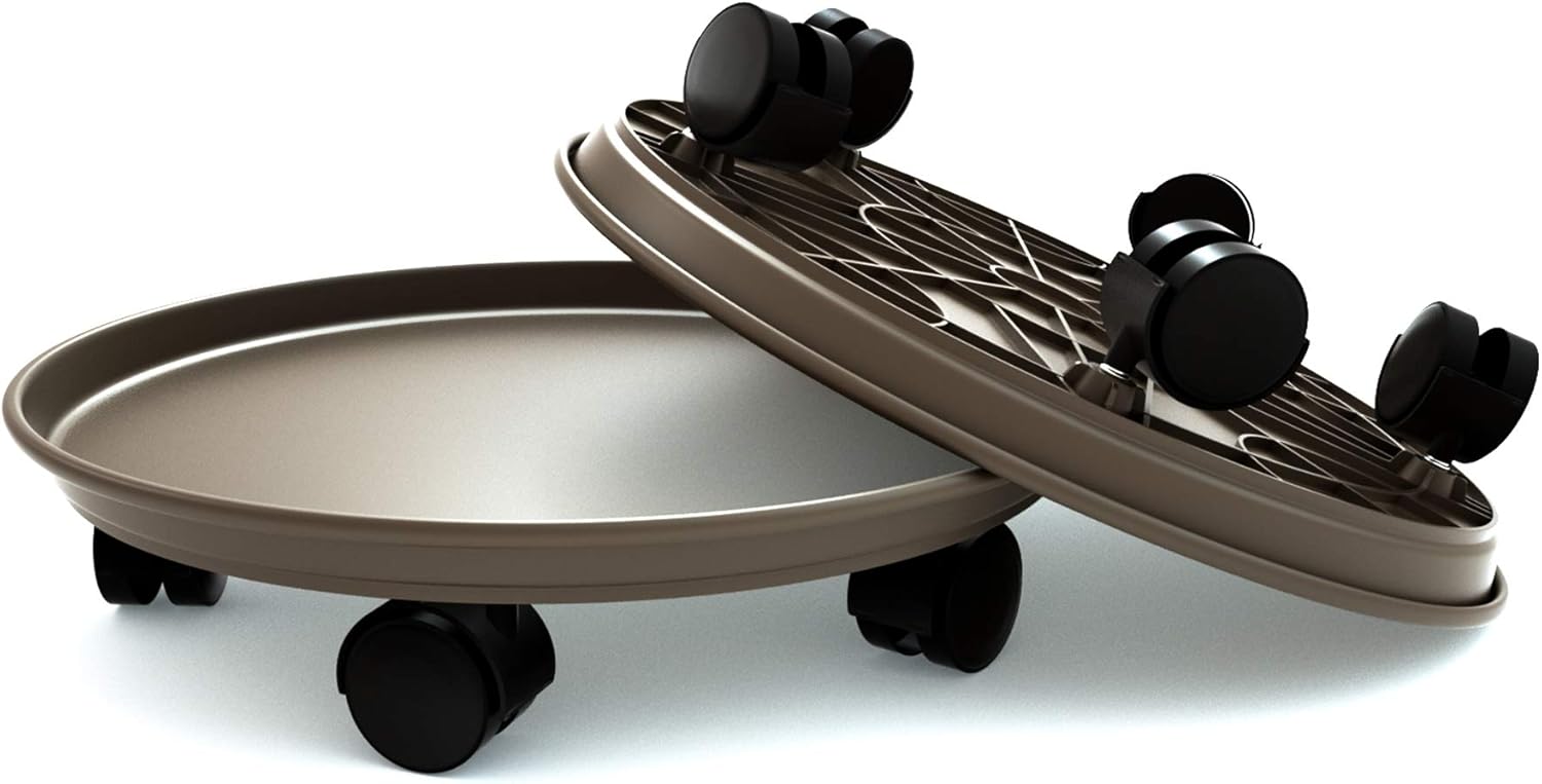 Plant Caddy with Wheels 15.5 Inch - Heavy Duty Plant Dolly