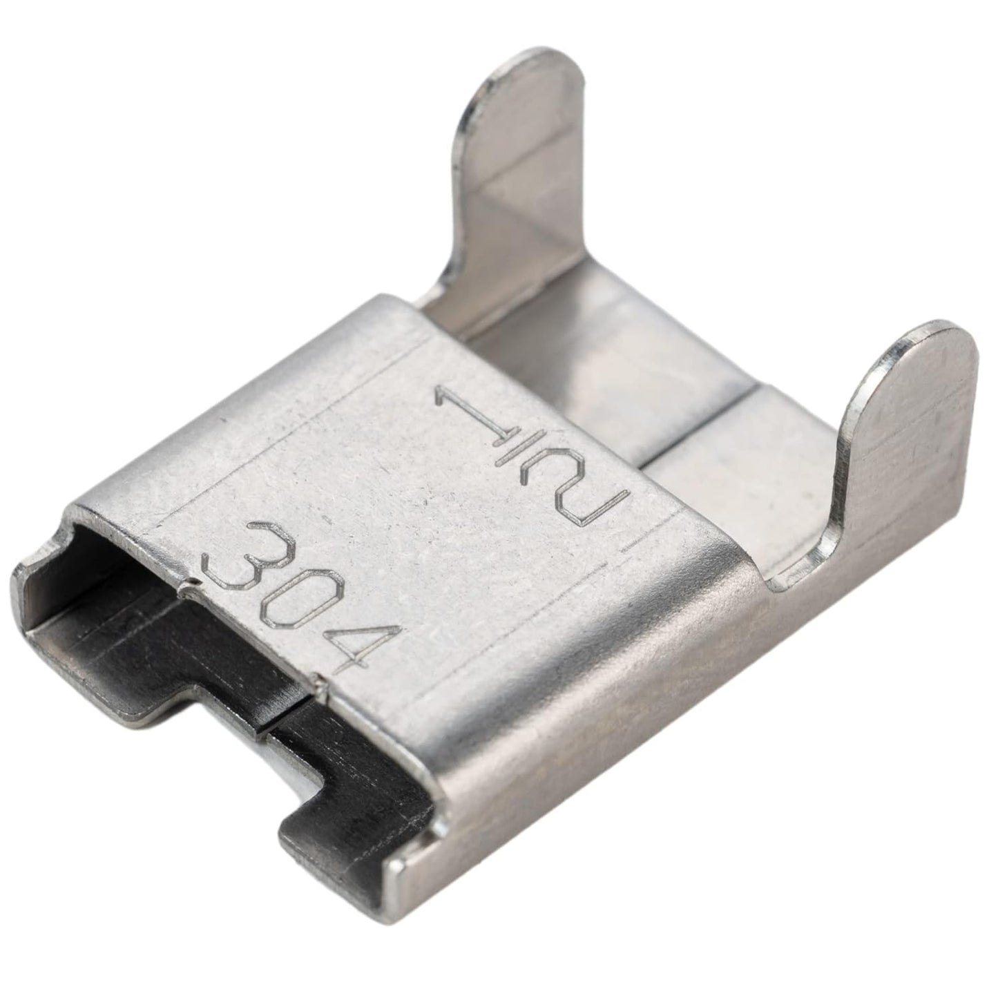 Closed 304 Stainless Steel Wing Seals for Heavy-Duty Banding