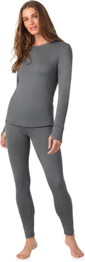 Cuddl Duds Womens Fleece Lined Thermal Base Layer Set - Warm inside