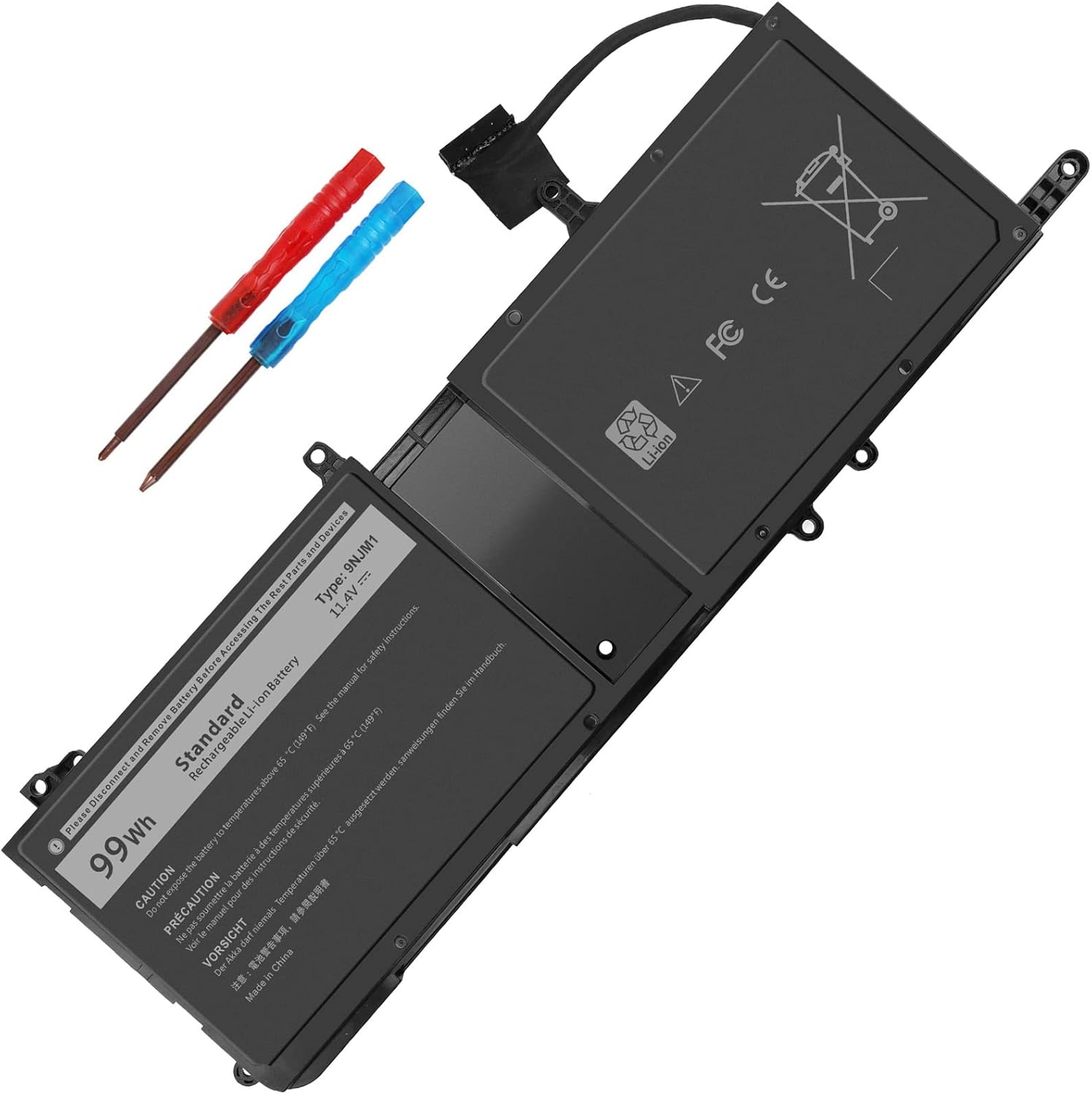 9NJM1 Battery for Alienware 15 R3 R4 17 R4 R5 Series