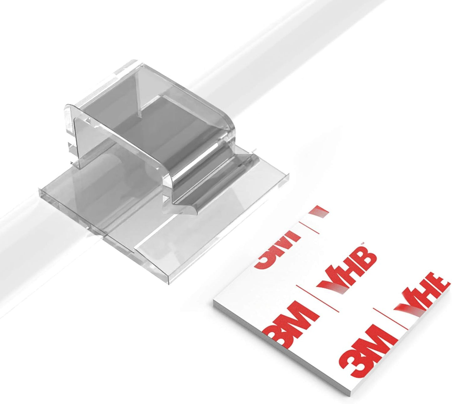 XIAOXI Cable Clips - Strong Self-Adhesive Wire Holder for Tidy Organization