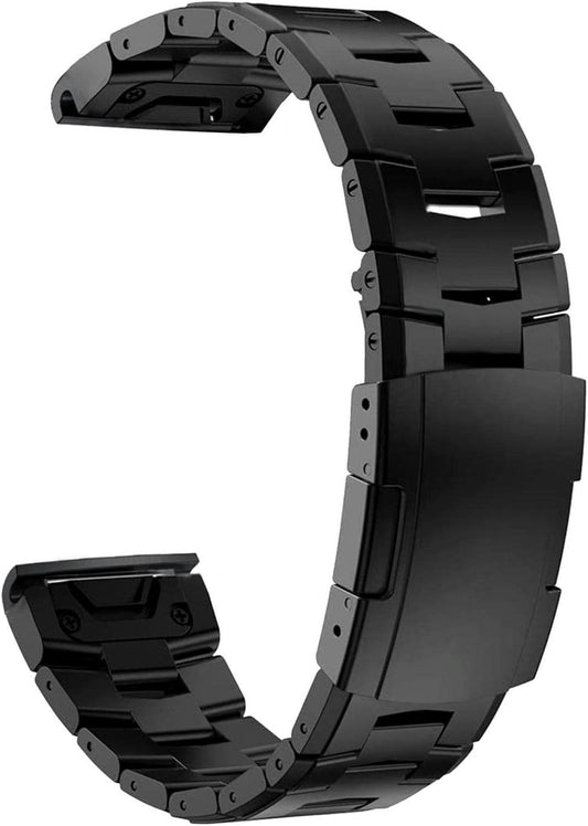 Titanium Quick Fit Watch Band for Garmin Fenix 8 - Lightweight & Stylish