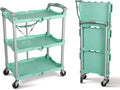 Pack-N-Roll Folding Collapsible Service Cart - Portable 150LB Capacity