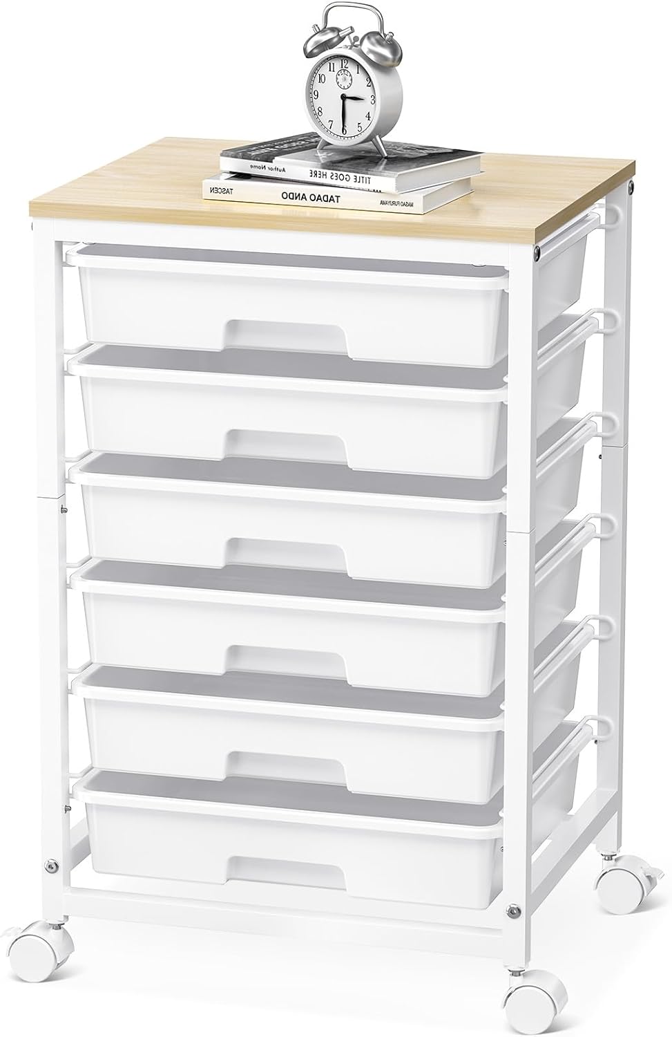 Rolling Cart with Drawers for Versatile Storage Solutions