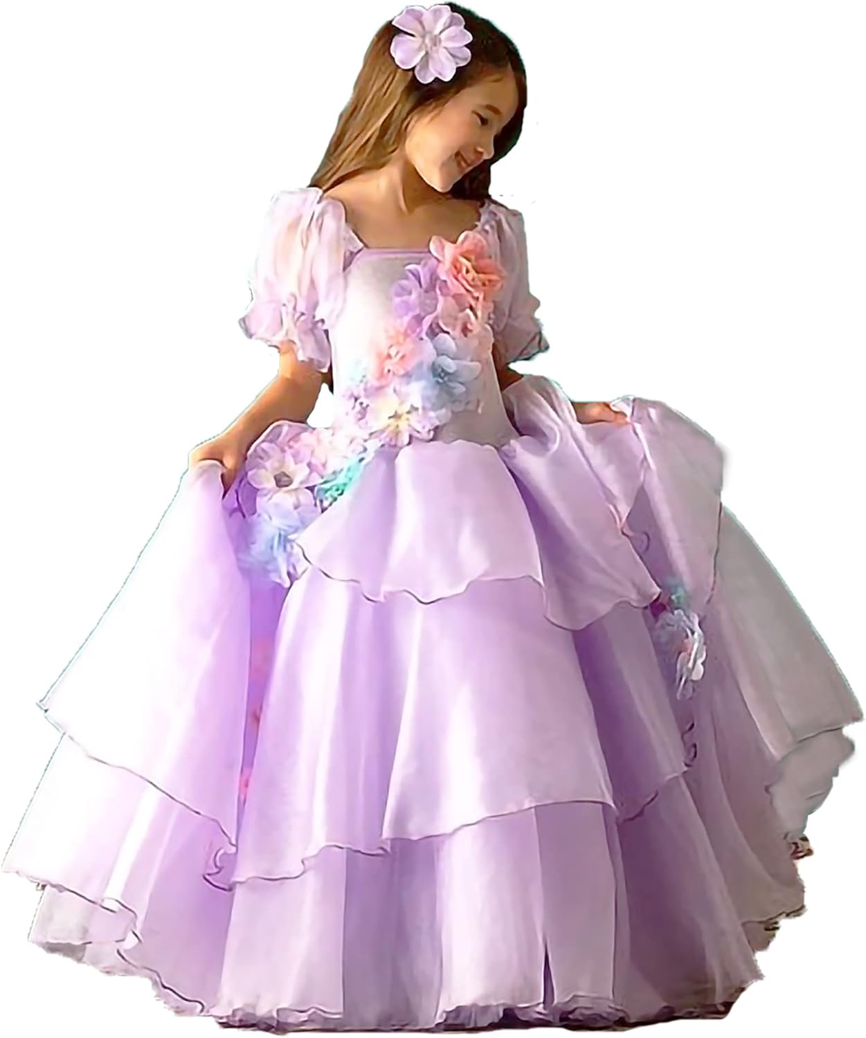 Princess Belle Dress Up Fairy Costume for Toddler Girls Events