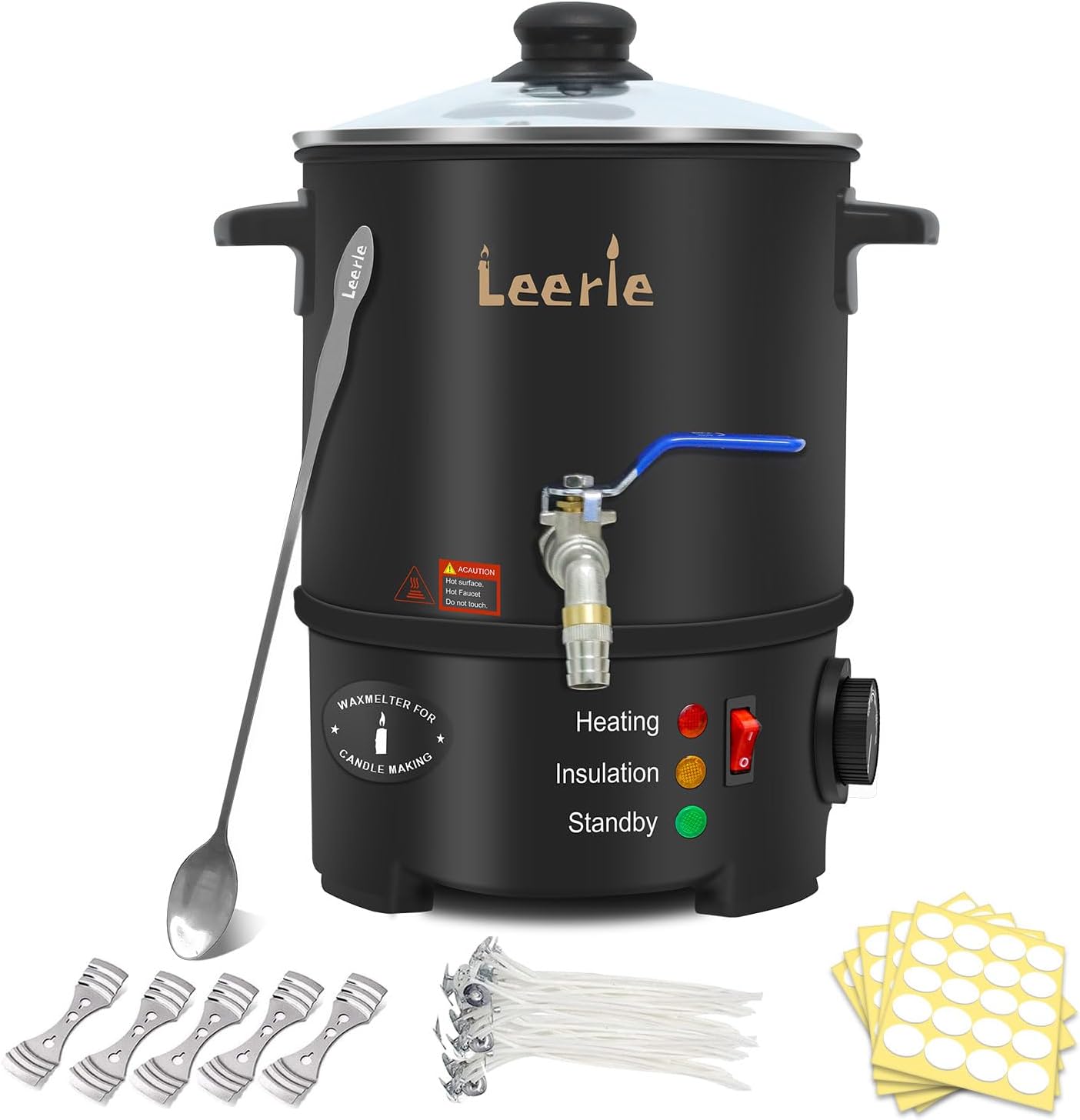 Leerie 10Lbs Wax Melter for Candle Making - Efficient & Easy