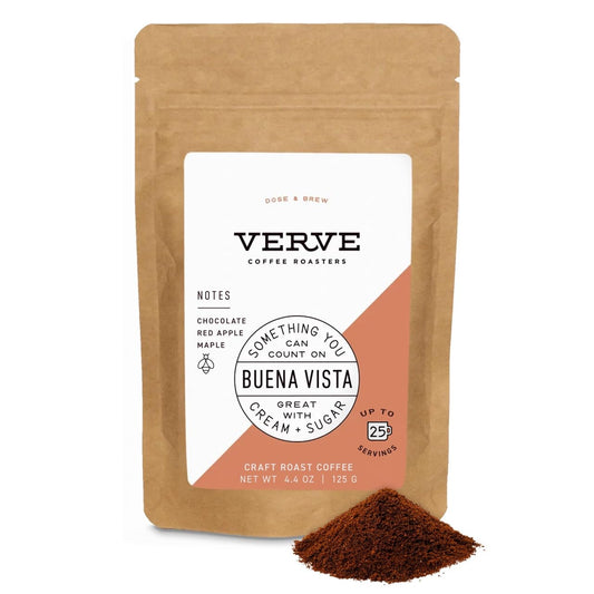 Verve Craft Instant Coffee | Buena Vista Blend | Dark Roast | Hot or Cold | 25 Servings