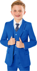Boys Formal Suit 5 Piece Set - Versatile Tuxedo for Weddings KEYWANTS