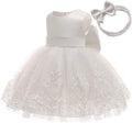 AIMJCHLD Toddler Baby Girls Lace Embroidery Pageant Dress - Elegant
