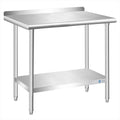 Stainless Steel Table 30 x 18 in Commercial Prep Table - Durable Work