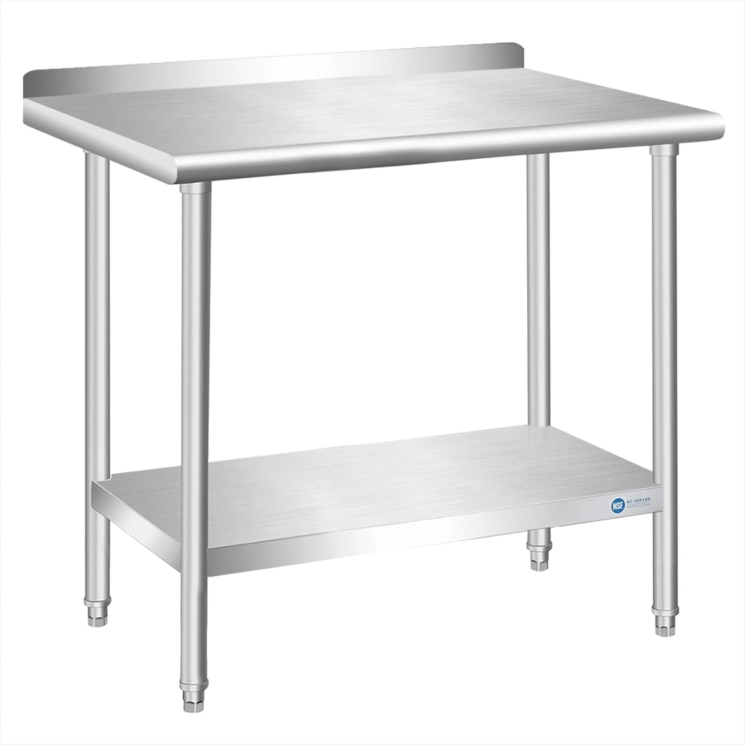 Stainless Steel Prep Table 30 x 18 Inch for Commercial Use