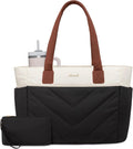 LOVEVOOK Tote Bag for Women: Stylish Puffer Work Handbag