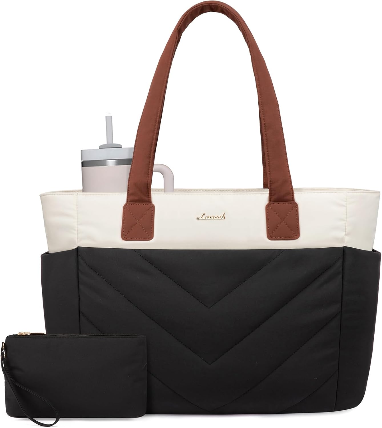 LOVEVOOK Tote Bag for Women: Stylish Puffer Work Handbag