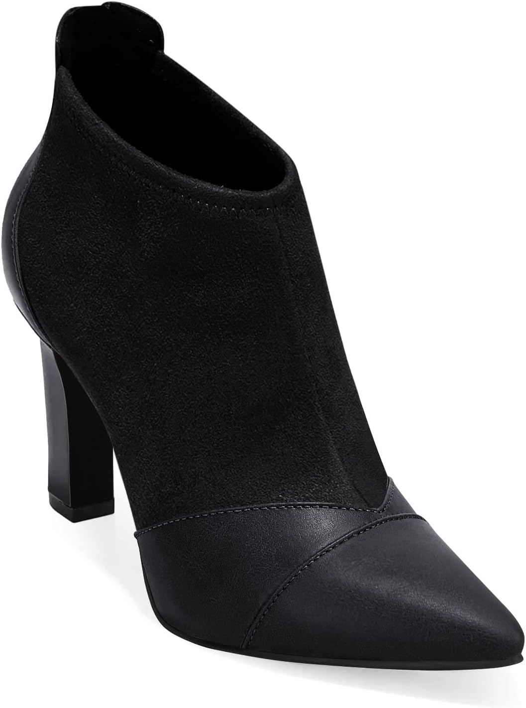 Coutgo Womens Ankle Booties with Stiletto High Heel Design