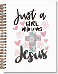 Christian Bible Verse Journaling Notebook - Hardcover Spiral Journal