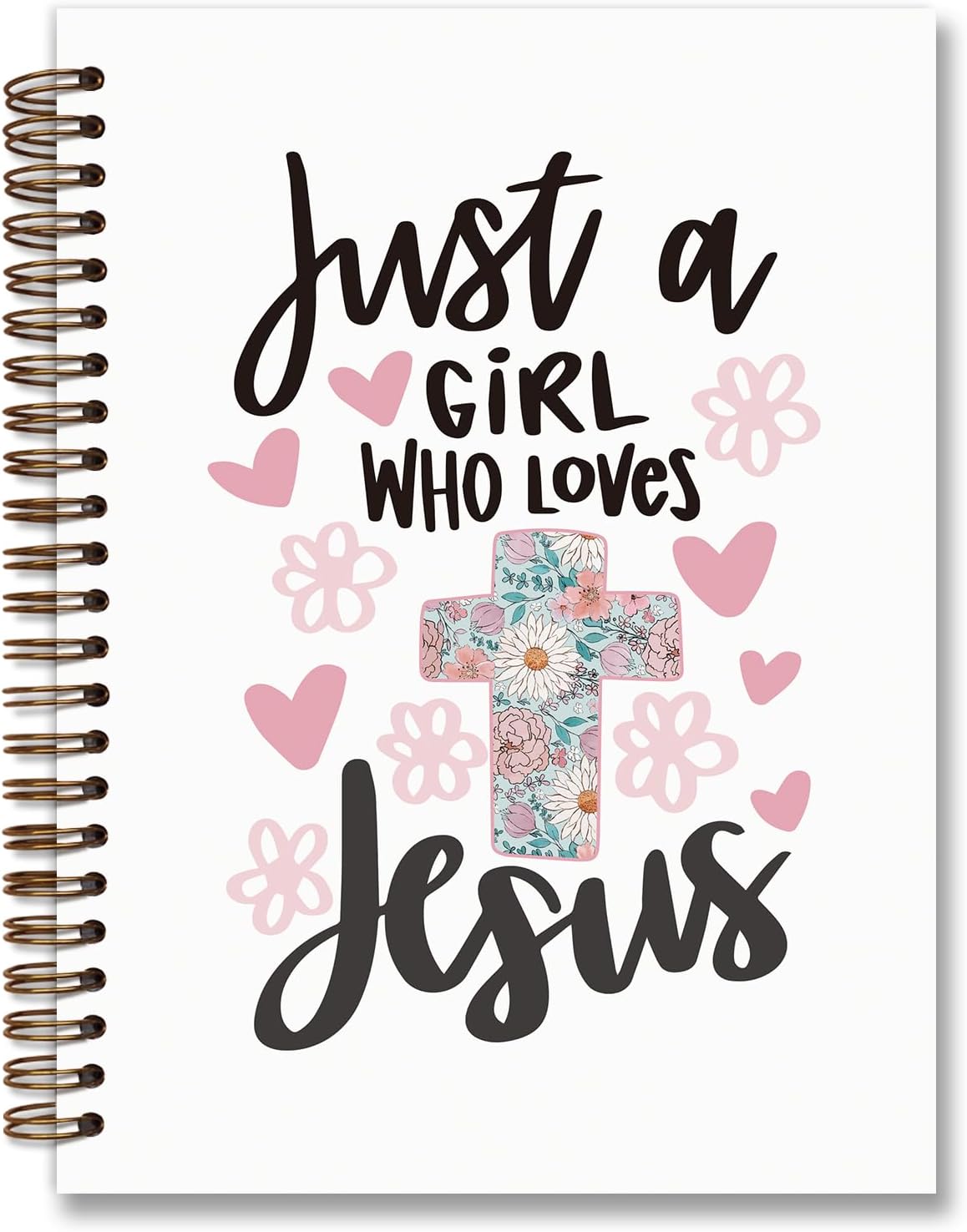 Christian Girl Loves Jesus Notebook