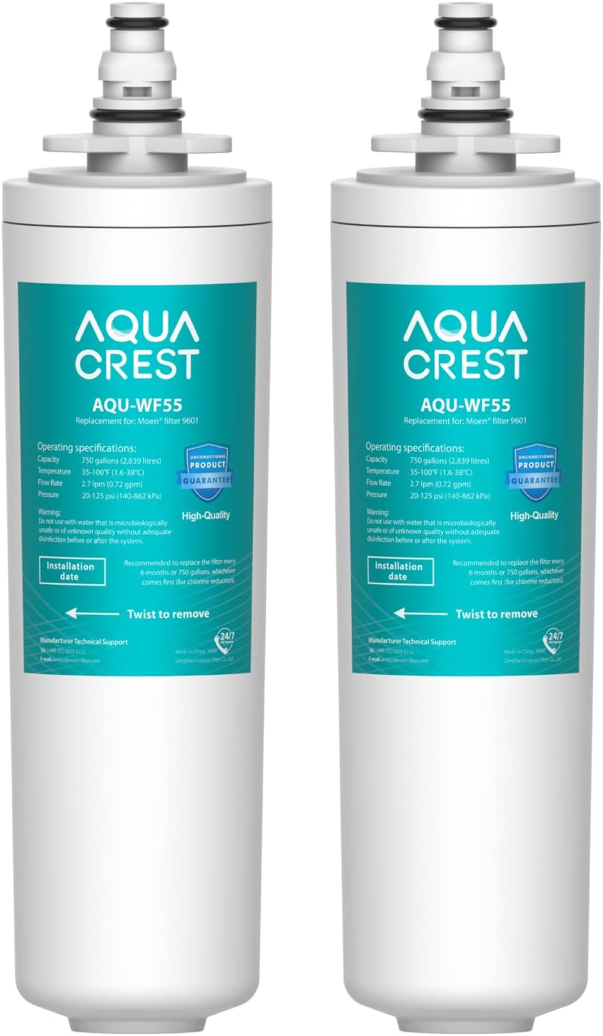 AQUACREST 9601 Water Filter Replacement for Moen Faucets