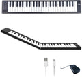 49-Key Folding Piano Keyboard - Ultra-Portable with Bluetooth MIDI