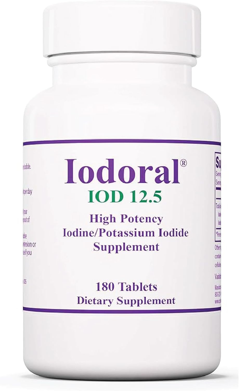 High-Potency Iodine Supplement 12.5 mg for Daily Wellness