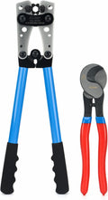 iCrimp Battery Cable Lug Crimping Tool for 8-1/0 AWG - Heavy Duty