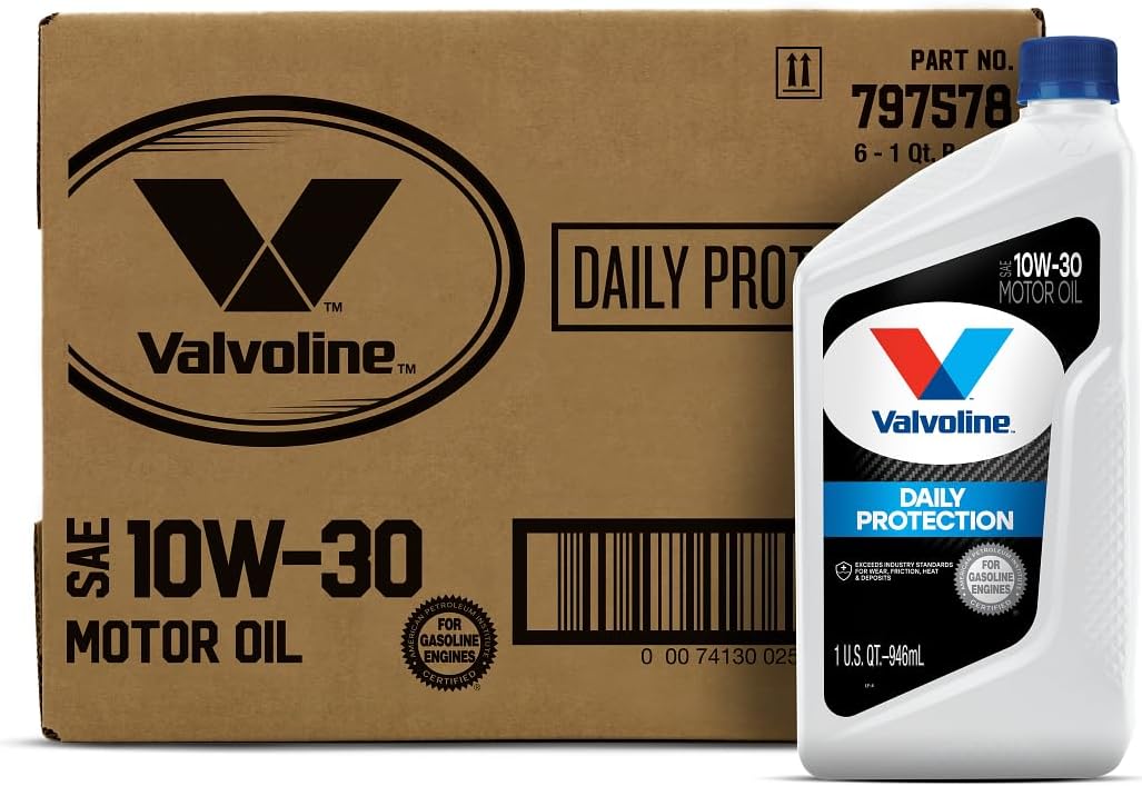 Valvoline Daily Protection 10W-30 Motor Oil for Engine Care