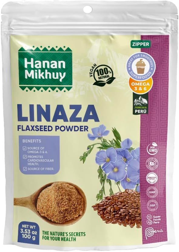Flaxseed Powder from Peruvian Andes - Vegan & Gluten-Free