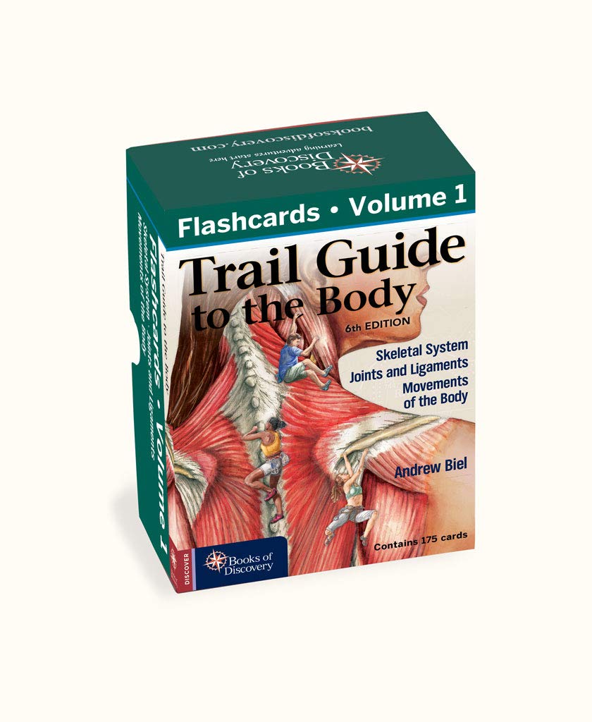 Trail Guide to the Body Flashcards, Vol 1 - Essential Learning Tool