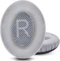 Enhance Comfort: Bose QC Headphone Ear Pads, Silver & Grey